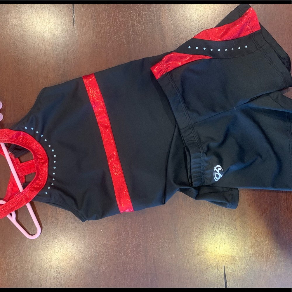 Cheer tank and shorts Large